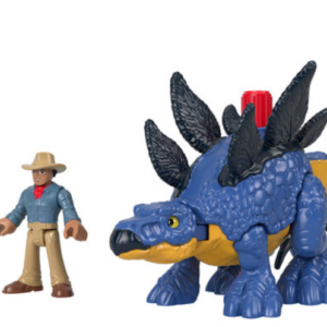 Imaginext Jurassic World Dominion Stegosaurus and Dr. Grant