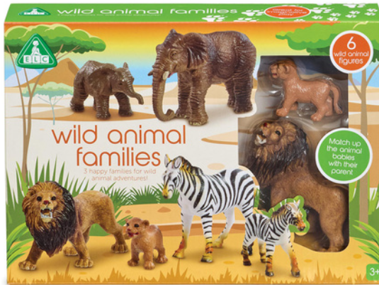 Early Learning Centre Wild Animal Families 6 Figure Pack